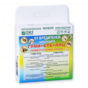 Гуми + БТБ + ЛПЦ универсальный набор от комплекса вредителей, трехкомпонентный, 6 г + 25 г + 25 г - картинка 1