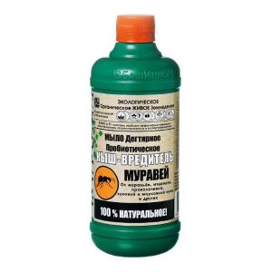 Мыло дегтярное пробиотическое Кыш-вредитель Муравей, 0.5 л - картинка 1