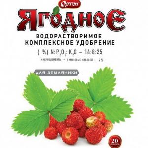 Комплексное водорастворимое удобрение с гуматом ОРТОН-ЯГОДНОЕ для ЗЕМЛЯНИКИ (Ортон), 20 г - картинка 1