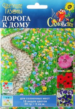 Газон цветущий Дорога к дому - картинка 1