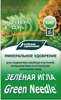 Водорастворимое удобрение "Зеленая игла" (порошок), 100 г