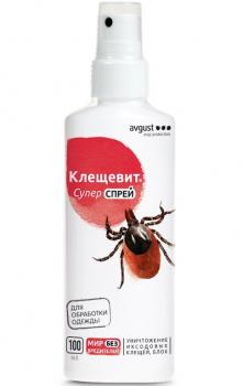 Клещевит Супер спрей для обработки одежды (Август), 100 мл - картинка 1