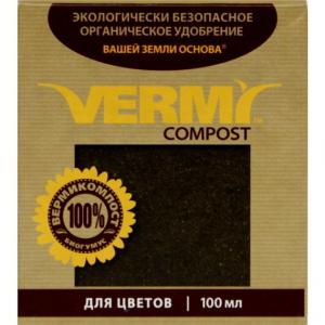 Вермикомпост (биогумус) "Вашей земли основа" для цветов, 100 мл - картинка 1