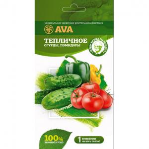 Удобрение AVA Тепличное, 100 г (дой-пак) - картинка 1